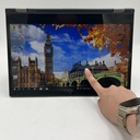 Ordinateur portable d'occasion Lenovo ThinkPad L13 Yoga Core i5 10310U 10e génération 16 Go DDR4 RAM 256 Go Nvme UHD VGA 13,3 pouces FHD Touch FLIP 360* Écran Noir Détection de visage, Slim