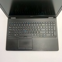 Ordinateur portable d'occasion Dell Latitude 5570 Core i7 6820HQ 6e génération 8 Go DDR4 RAM 256 Go Nvme M2 2 Go Amd R7 370 HD 530 VGA Écran 15,6 pouces - Noir
