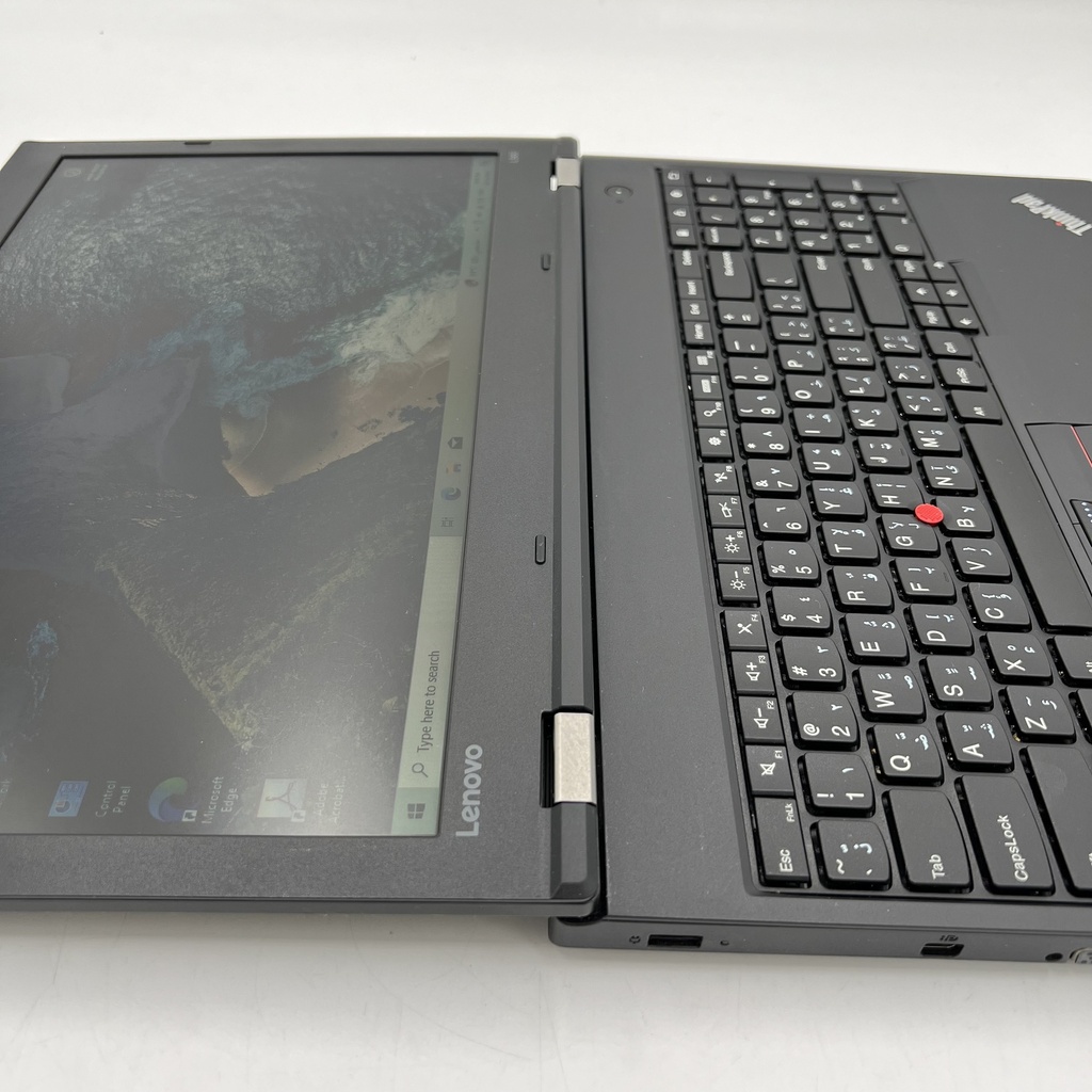Ordinateur portable d'occasion Lenovo ThinkPad l560 core i5 6200U 6e génération 8 Go DDR3 Ram 256 Go SSD Intel HD 520 VGA partagé 15,6 pouces Écran HD-Noir