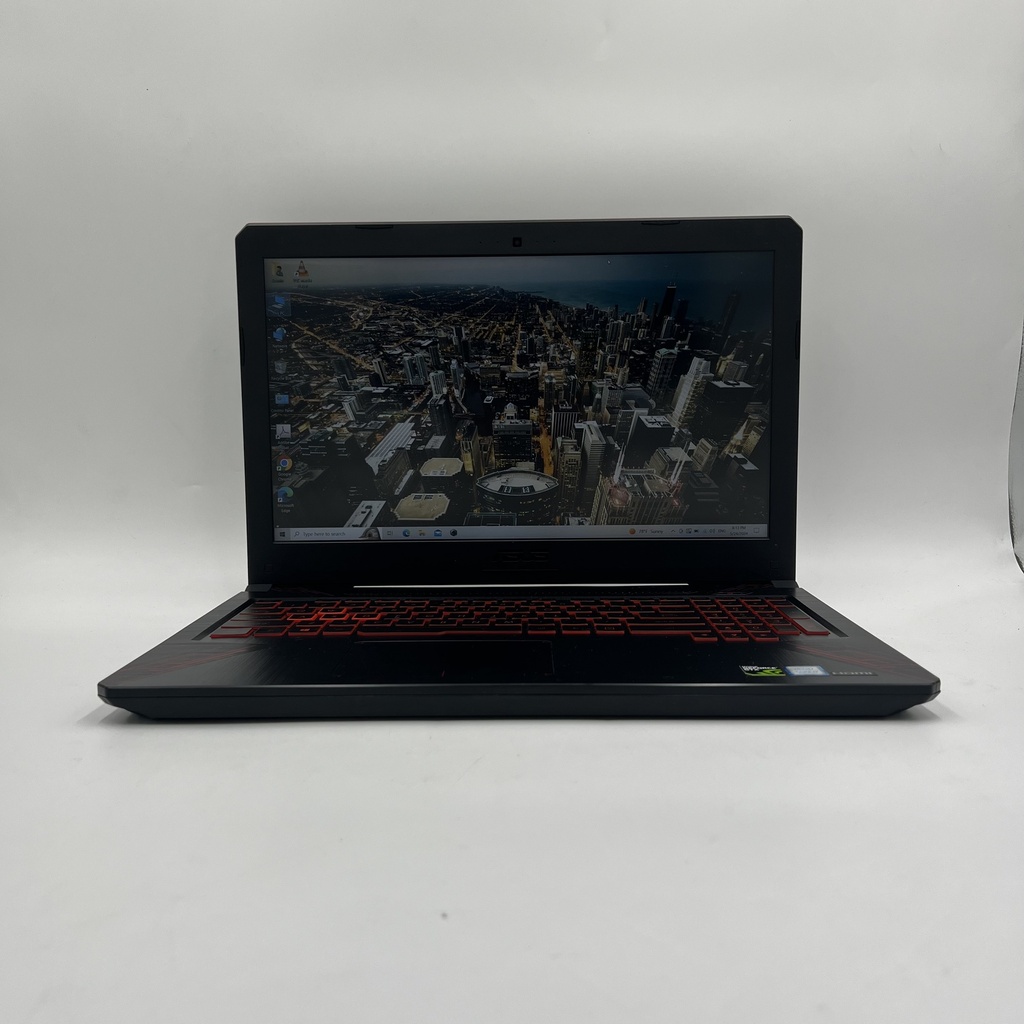 Ordinateur portable d'occasion Gaming Asus TUF FX80GD Core i7 8750H 8Th Gen 16 Go DDR4 RAM 128 Go NVME 1 To HDD NIVIDIA GTX 1050 4 Go Ded VGA 15,6 pouces FHD 60 Hz Écran