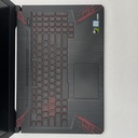 Ordinateur portable d'occasion Gaming Asus TUF FX80GD Core i7 8750H 8Th Gen 16 Go DDR4 RAM 128 Go NVME 1 To HDD NIVIDIA GTX 1050 4 Go Ded VGA 15,6 pouces FHD 60 Hz Écran