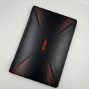 Ordinateur portable de jeu d'occasion Asus Tuf FX504GE Core i7 8750H 8ème génération 16 Go DDR4 RAM 128 Go SSD Nvme + 1 To HDD GTX 1050TI 4 Go Ded VGA UHD 630 Écran 15,6 pouces - Noir