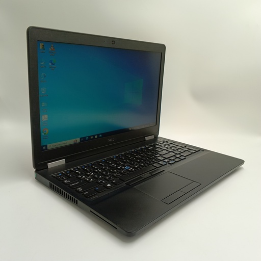 Ordinateur portable d'occasion Dell Latitude 5570 Core i7 6820HQ 6e génération 8 Go DDR4 RAM 256 Go Nvme M2 2 Go Amd R7 370 HD 530 VGA Écran 15,6 pouces - Noir