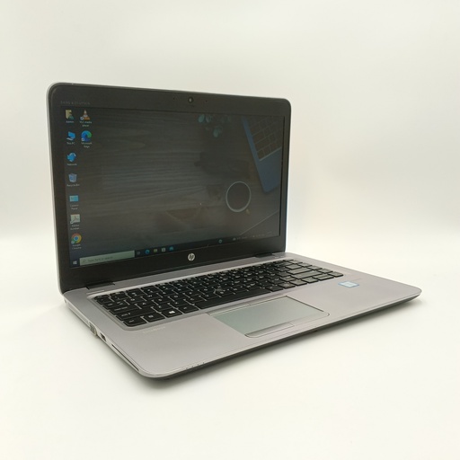 Ordinateur portable d'occasion HP EliteBook 840 G4 Core i7 7500U 7ème génération 8 Go de RAM DDR4 256 Go Nvme Intel HD 620 VGA partagé écran FHD 14 pouces - Argent