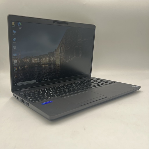 Ordinateur portable d'occasion Dell Latitude 5501 Core i7 9850H 9e génération 16 Go DDR4 RAM 256 Go Nvme 2 Go NVIDIA MX150 VGA Écran FHD 15,6 pouces - Noir BKLT lan, HDMI, Type-c, caméra SD Détection de visage