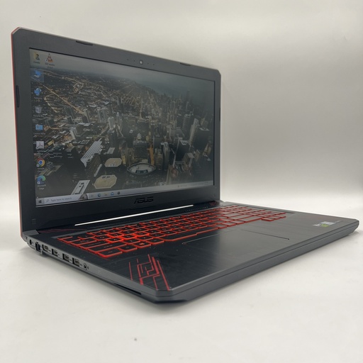 Ordinateur portable d'occasion Gaming Asus TUF FX80GD Core i7 8750H 8Th Gen 16 Go DDR4 RAM 128 Go NVME 1 To HDD NIVIDIA GTX 1050 4 Go Ded VGA 15,6 pouces FHD 60 Hz Écran