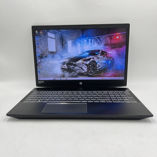 Ordinateur portable de jeu d'occasion HP Pavilion Core i7 8750H 8ème génération 16 Go DDR4 RAM 128 Go Nvme + 1 To HDD GTX 1060 & MAX -Q Design 3 Go Ded VGA 15,6 pouces écran 144 Hz-Noir