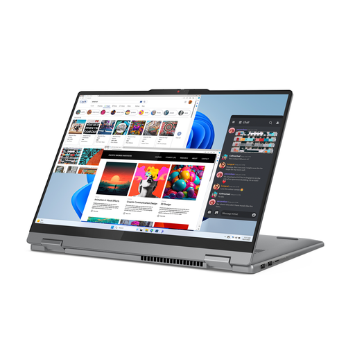 Tout nouvel ordinateur portable Lenovo ideapad 5 16IRU9 Core 7 Ultra 150U 16 Go DDR5 Ram 512 Go Nvme partagé VGA 16 pouces écran tactile-gris WUXGA 2in1 Win11 83DU0009CF
